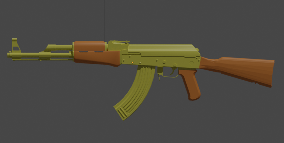 AK-47 Kalashnikov Weapon  3D Print 487689