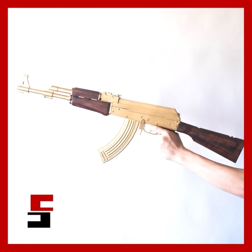 AK-47 Kalashnikov Weapon  3D Print 487697