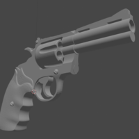 Snub Nose Revolver Prop Gun Pistol  - Thumbnail 1