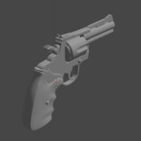 Snub Nose Revolver Prop Gun Pistol  - Thumbnail 2