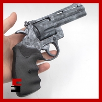 Small Snub Nose Revolver Prop Gun Pistol  3D Printing 487724