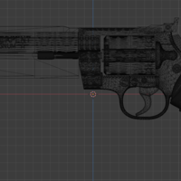 Resident Evil Barry's 44 Magnum Silver Serpent Gun Prop  - Thumbnail 4