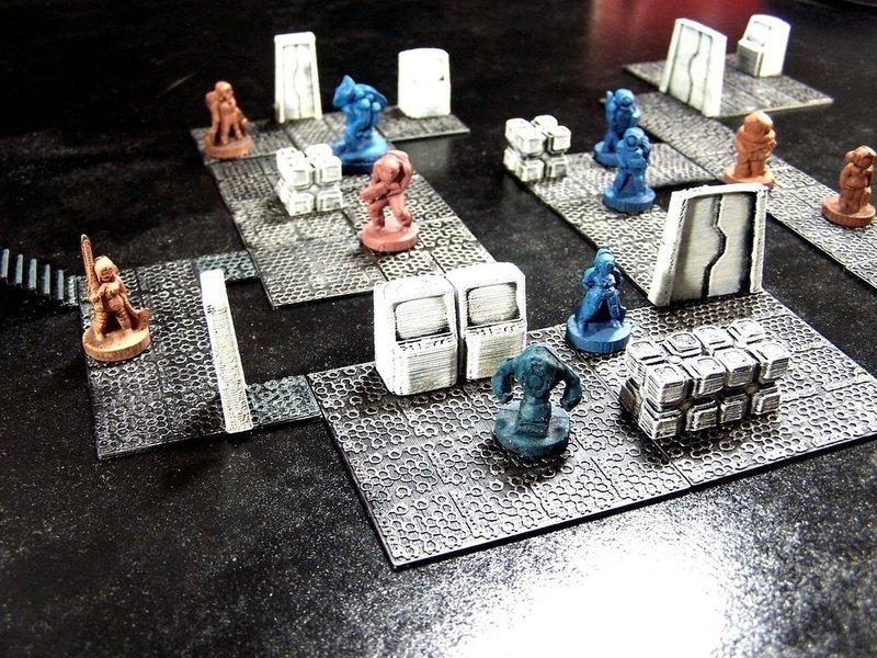 Modular Futuristic Tiles: Core Set