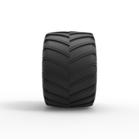 Diecast Monster Jam tire 10 Scale 1:25 - Thumbnail 4