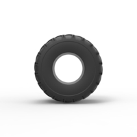 Diecast Monster Jam tire 10 Scale 1:25 - Thumbnail 5
