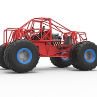 Diecast Monster truck base Scale 1:25 - Thumbnail 3