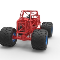 Diecast Monster truck base Scale 1:25 - Thumbnail 4