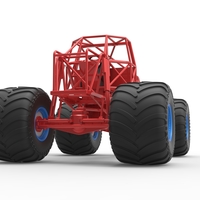 Diecast Monster truck base Scale 1:25 - Thumbnail 5