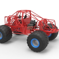 Diecast Monster truck base Scale 1:25 - Thumbnail 11