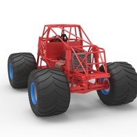 Diecast Monster truck base Scale 1:25 - Thumbnail 12