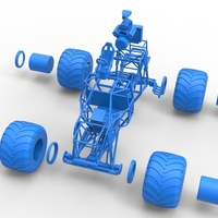 Diecast Monster truck base Scale 1:25 - Thumbnail 18