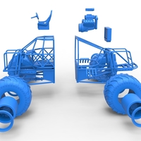 Diecast Monster truck base Scale 1:25 - Thumbnail 19