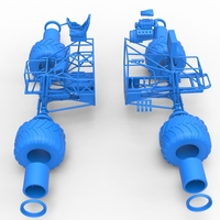 Diecast Monster truck base Scale 1:25 - Thumbnail 20