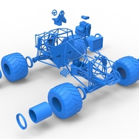 Diecast Monster truck base Scale 1:25 - Thumbnail 21