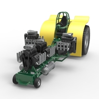 Pulling tractor with 4 engines V8 Version 4 1:25 - Thumbnail 4