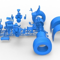 Pulling tractor with 4 engines V8 Version 4 1:25 - Thumbnail 20