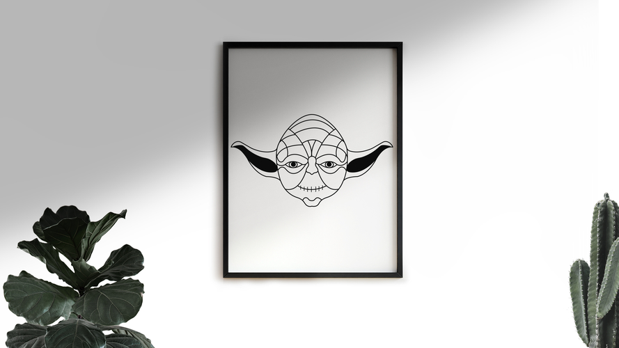 Yoda | Wall 3D Print 487893