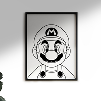 Small Super Mario | Wall 3D Printing 487895