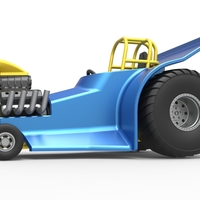 Mini Rod pulling tractor 4 Scale 1:25 - Thumbnail 3