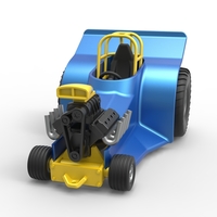 Mini Rod pulling tractor 4 Scale 1:25 - Thumbnail 4