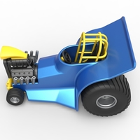 Mini Rod pulling tractor 4 Scale 1:25 - Thumbnail 9