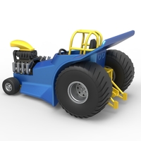 Mini Rod pulling tractor 4 Scale 1:25 - Thumbnail 11