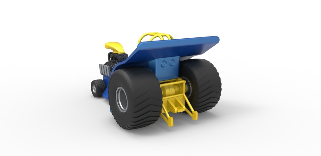 Mini Rod pulling tractor 4 Scale 1:25 3D Print 487934