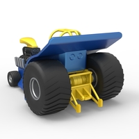 Mini Rod pulling tractor 4 Scale 1:25 - Thumbnail 12