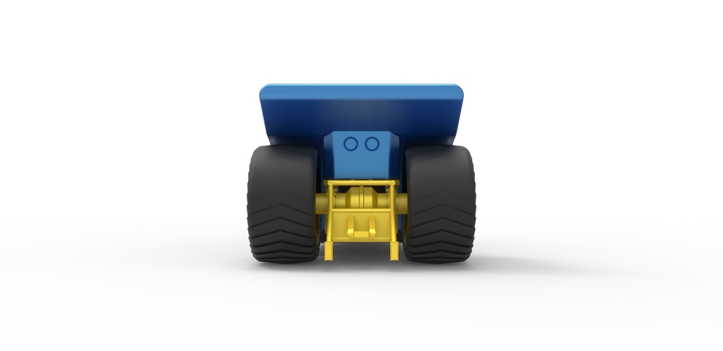 Mini Rod pulling tractor 4 Scale 1:25 3D Print 487936