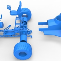 Mini Rod pulling tractor 4 Scale 1:25 - Thumbnail 20