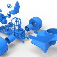 Mini Rod pulling tractor 4 Scale 1:25 - Thumbnail 21