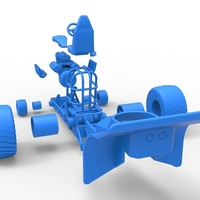 Mini Rod pulling tractor 4 Scale 1:25 - Thumbnail 22