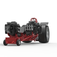 Pulling tractor with 5 engines V8 Version 2 Scale 1:25 - Thumbnail 5