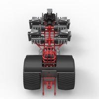 Pulling tractor with 5 engines V8 Version 2 Scale 1:25 - Thumbnail 13