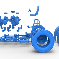 Pulling tractor with 5 engines V8 Version 2 Scale 1:25 - Thumbnail 18