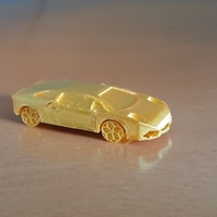 Print-in-place Lamborghini Aventador  - Thumbnail 3