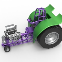 Fun short Super modified Pulling tractor 1:25 - Thumbnail 2