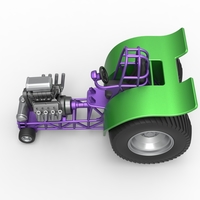 Fun short Super modified Pulling tractor 1:25 - Thumbnail 9