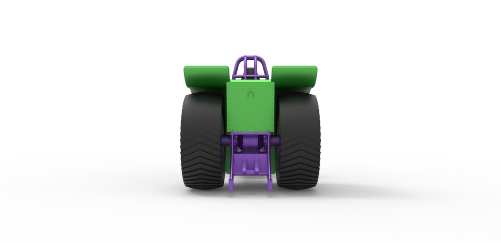 Diecast fun short Super modified Pulling tractor 1:25 3D Print 488003