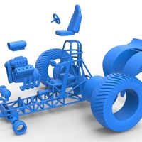 Fun short Super modified Pulling tractor 1:25 - Thumbnail 15