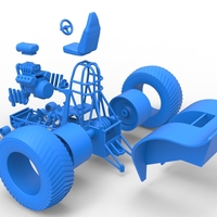 Fun short Super modified Pulling tractor 1:25 - Thumbnail 20