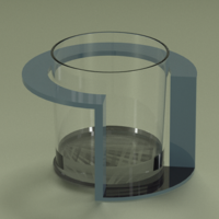 Small Glass holder 3D Printing 488073