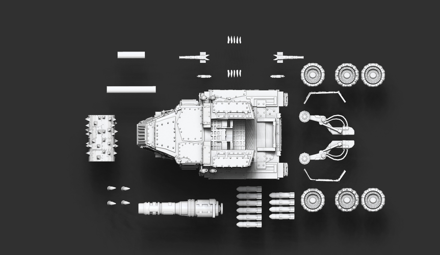 Battle Wagon 3D Print 488074