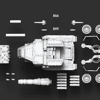 Small Battle Wagon 3D Printing 488074