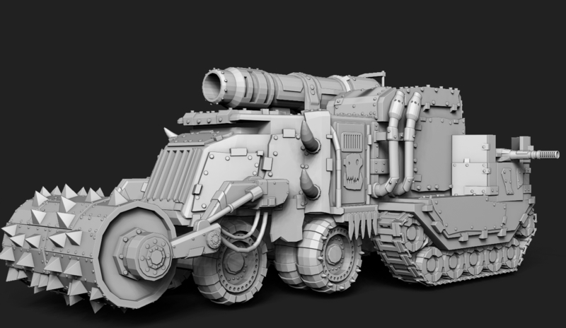 Battle Wagon - Pinshape