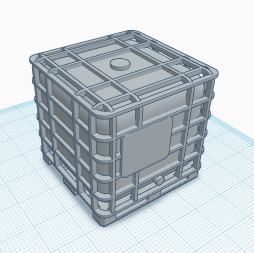 1/32 Scale Farm IBC Tank 3D Print 488099