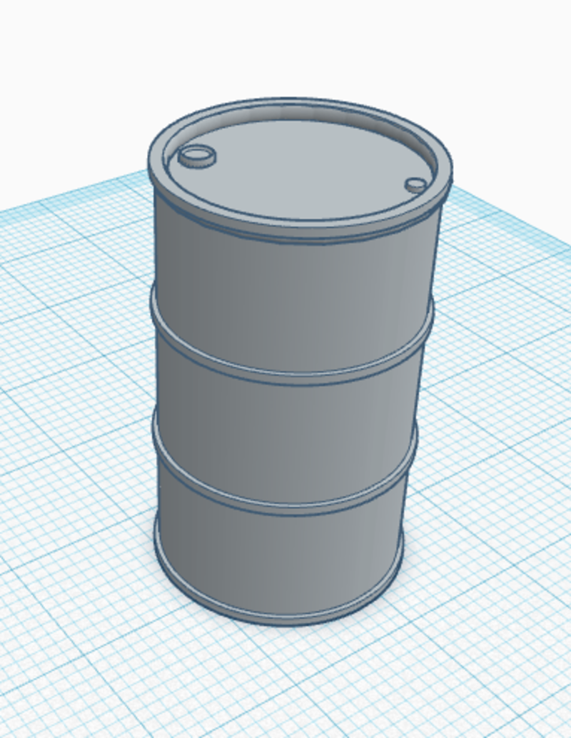 1/32 Scale Farm 44Gallon Oil Drum