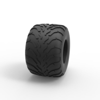 Diecast Monster Jam tire 11 Scale 1:25 - Thumbnail 3