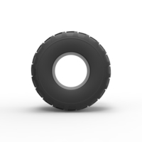 Diecast Monster Jam tire 11 Scale 1:25 - Thumbnail 5