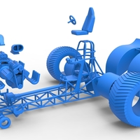 Pulling tractor with 2 engines V8 Version 3 Scale 1:25 - Thumbnail 15